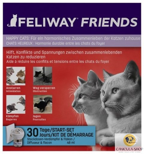 Feliway Friends - kocie feromony Zestaw Startowy (Dyfuzor+wkład)