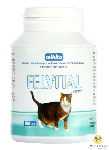 Mikita Felvital + Tran 100 tabletek