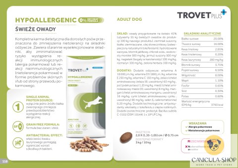 Trovet - Hypoallergenic Insects IPD - Psy dorosłe [10kg]