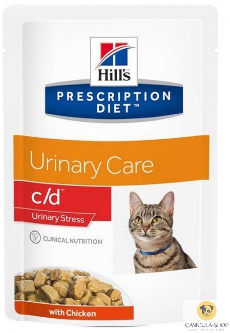 Hill's Prescription Diet - c/d Feline Urinary Stress z kurczakiem saszetka 85g