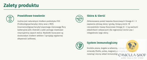OASY OAP - Puppy &amp; Junior Medium / Large ŁOSOŚ 12kg
