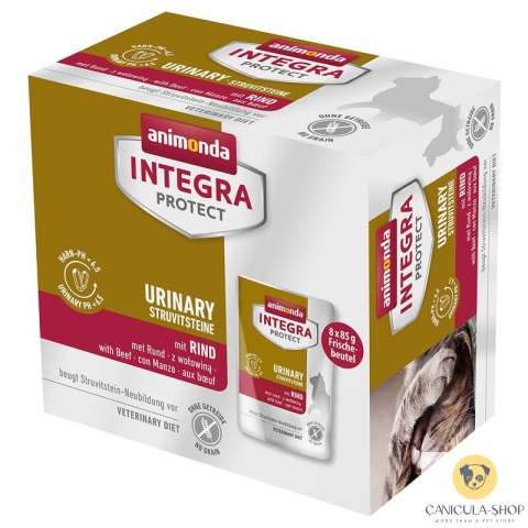 Animonda Integra Urinary Struvitsteine - Wołowina 8 x 85g