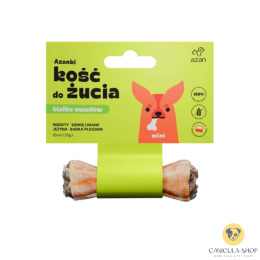 Azanki - Kość do żucia z insektami z siemieniem lnianym MINI