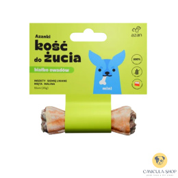 Azanki - Kość do żucia z insektami i miętą MINI 10cm