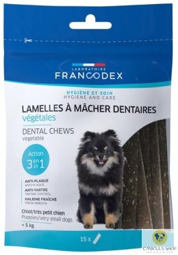 Francodex - Paski Dental Relax - 15 sztuk - XS Mini 114g