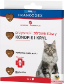Francodex Przysmak dla kota na zdrowe stawy, kryl i olej konopny 12szt. [FR179607]