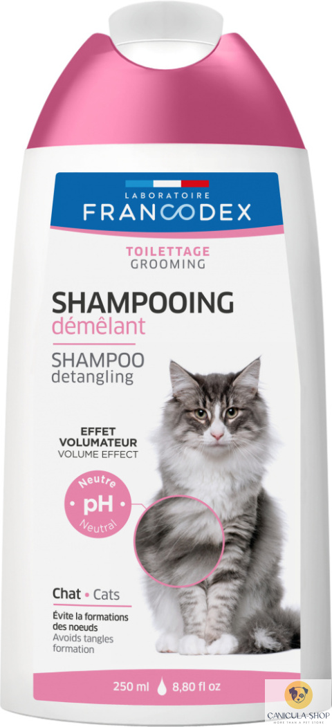 Francodex - Szampon dla kota 2 w 1 ułatwiający rozczesywanie 250ml [FR172458]