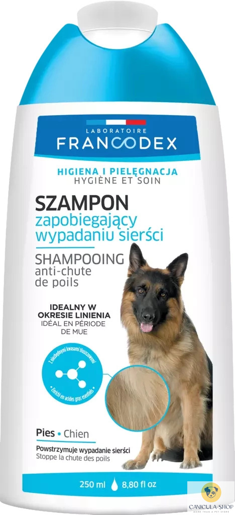 Francodex - Szampon zapobiegający wypadaniu sierści 250ml [FR179142]