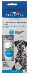 Francodex - Zestaw do szczotkowania zębów pasta + szczoteczka [FR179122]