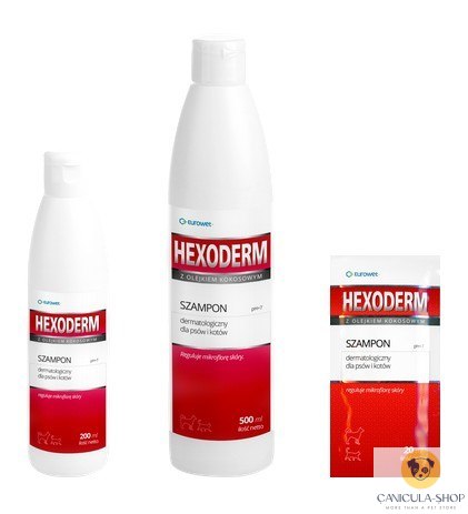 EUROWET Hexoderm - szampon dermatologiczny 500ml
