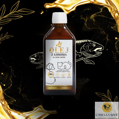 Lab V - Olej z Łososia 100% Dla Psa i Kota 100ml