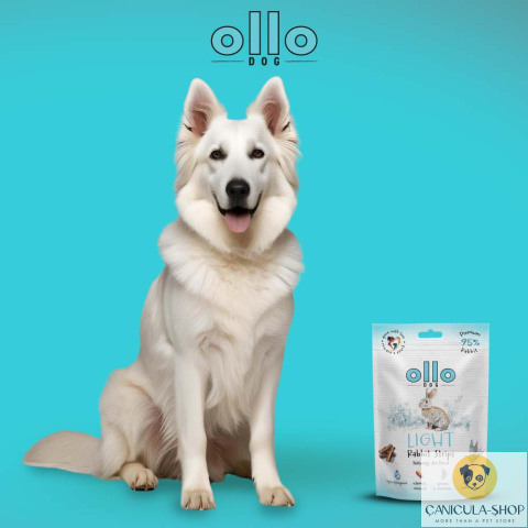 Ollo - Przysmak funkcjonalny dla psa Light Rabbit Strips 80g