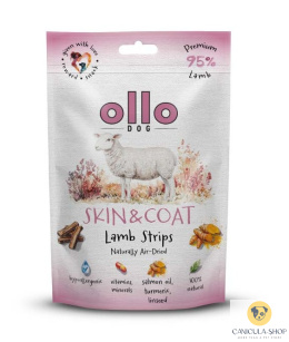 Ollo - Przysmak funkcjonalny dla psa Skin & Coat Lamb Strips 80g