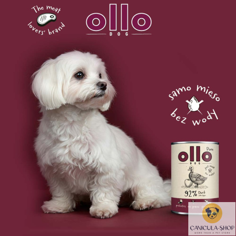 Ollo Pure - Kaczka z jabłkiem 850g