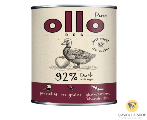 Ollo Pure - Kaczka z jabłkiem 850g