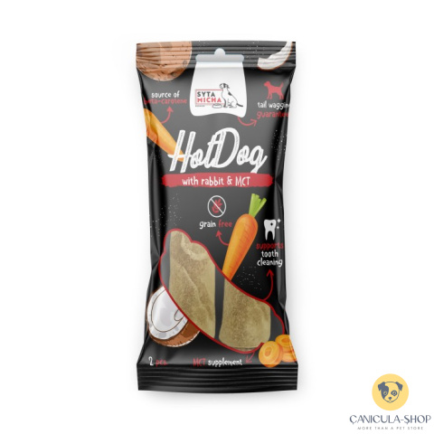 Syta Micha - Hot Dog do żucia królik z MCT 2 szt.