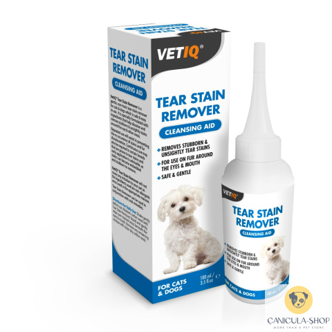 VetIQ - Tear Stain Remover do usuwania przebarwień 100ml