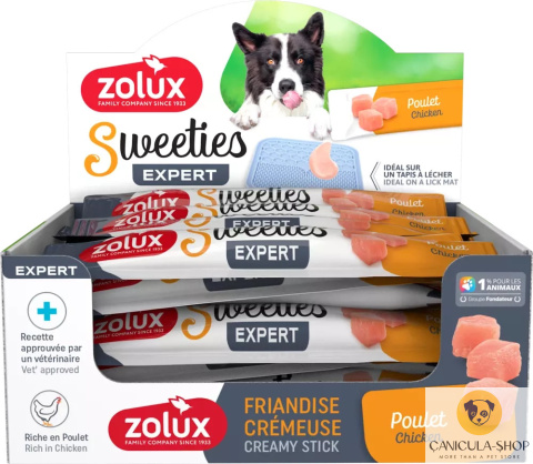 Zolux - SWEETIES z kurczakiem dla psa 14g