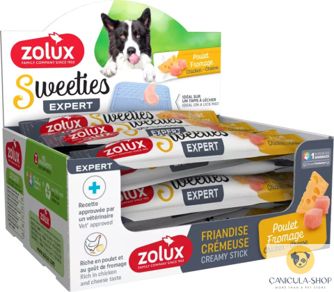 Zolux - SWEETIES z kurczakiem i serem dla psa 14g