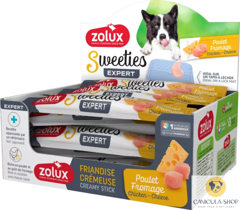 Zolux - SWEETIES z kurczakiem i serem dla psa 14g
