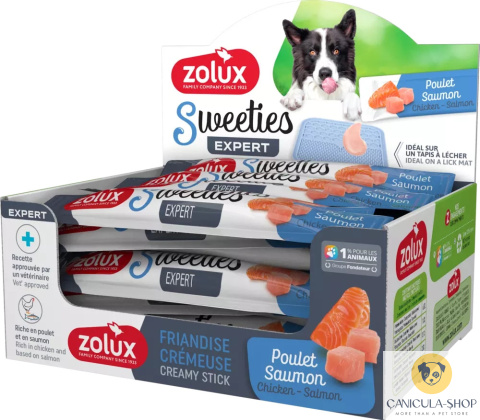 Zolux - SWEETIES z łososiem i kurczakiem dla psa 14g
