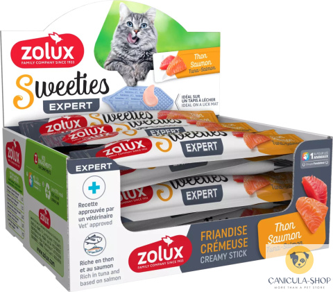 Zolux - SWEETIES z tuńczykiem i łososiem 14g