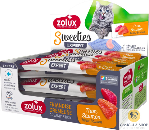 Zolux - SWEETIES z tuńczykiem i łososiem 14g