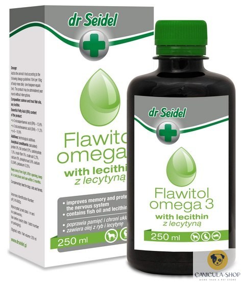 Dr Seidel - Flawitol Omega 3 z lecytyną 250ml