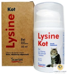 ScanVet Lysine kot żel - preparat z L-lizyną dla kotów i kociąt żel 50ml